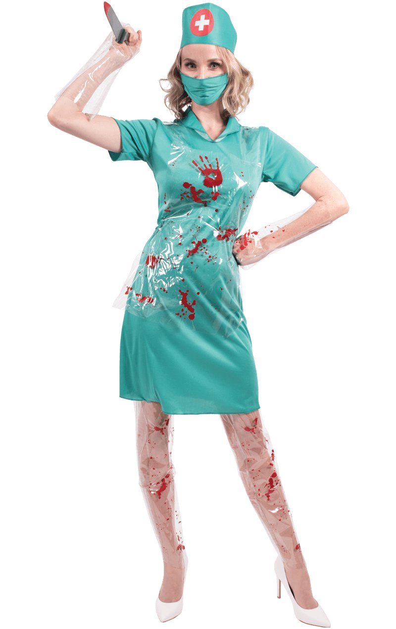 Bloody Nurse Halloween Costume