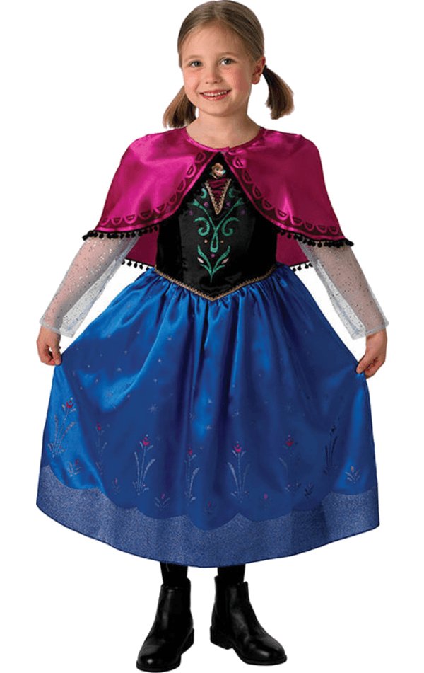 Chidrens Deluxe Frozen Anna Costume