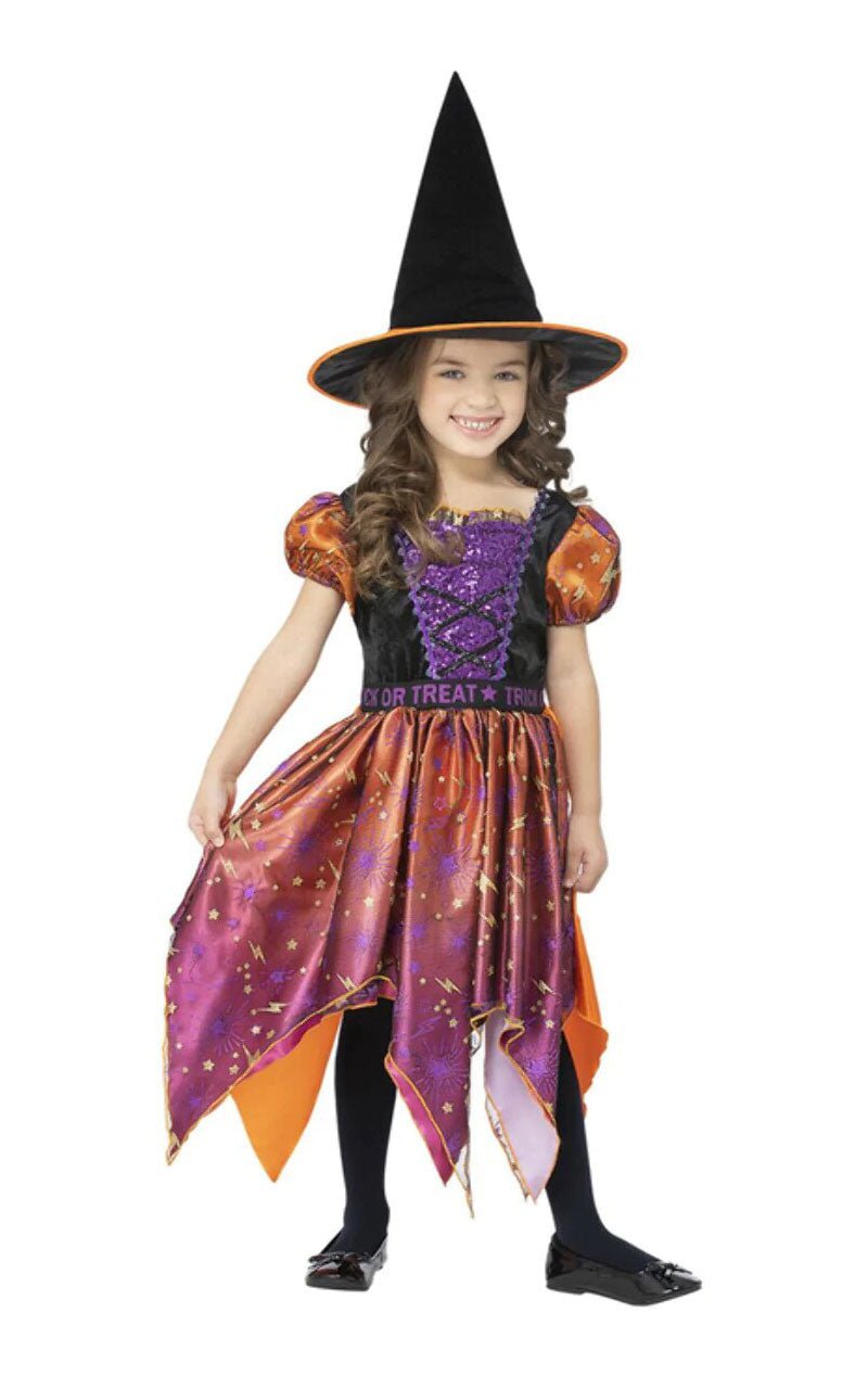 Childrens Moon & Stars Witch Costume