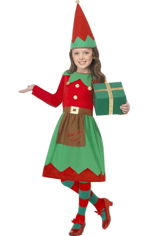 Child elf costume girl best sale