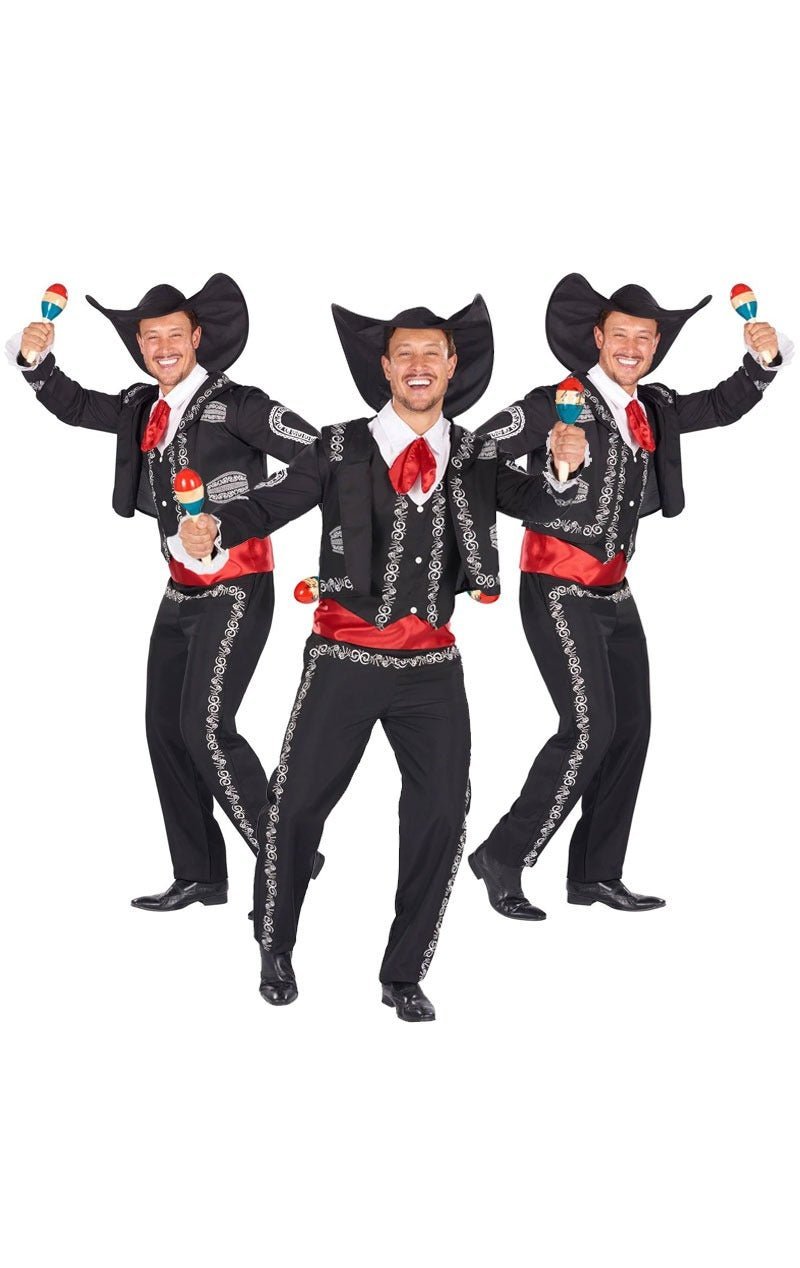 Mexican Mariachi Group Costume