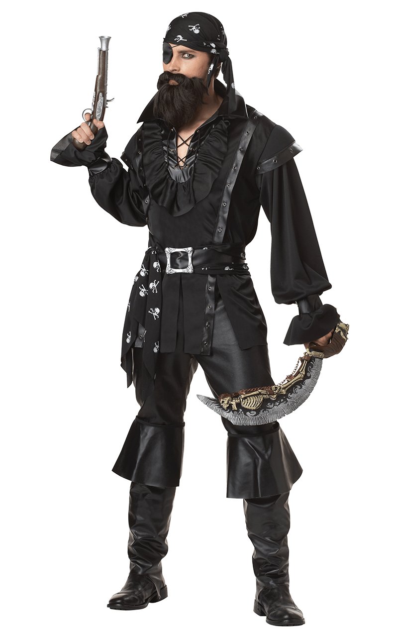 Mens pirate fancy dress best sale