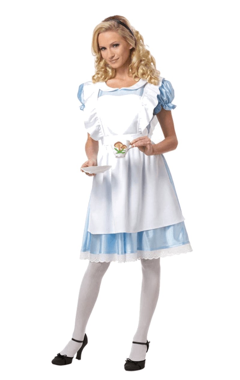 Alice in wonderland fancy dress costumes for adults best sale