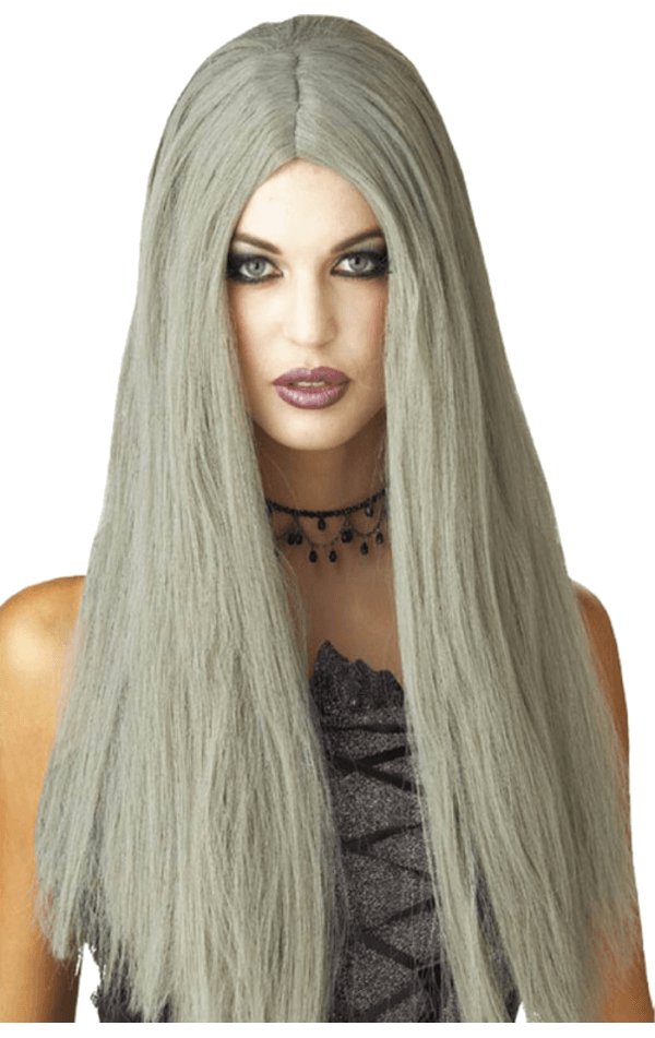 Grey wig fancy dress best sale