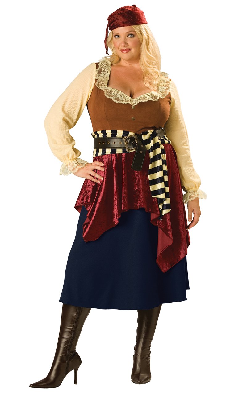 Plus size pirate fancy dress best sale