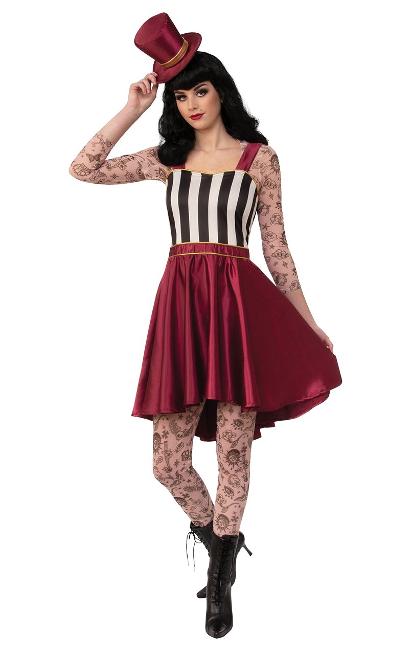 Womens Tattooed Lady Costume