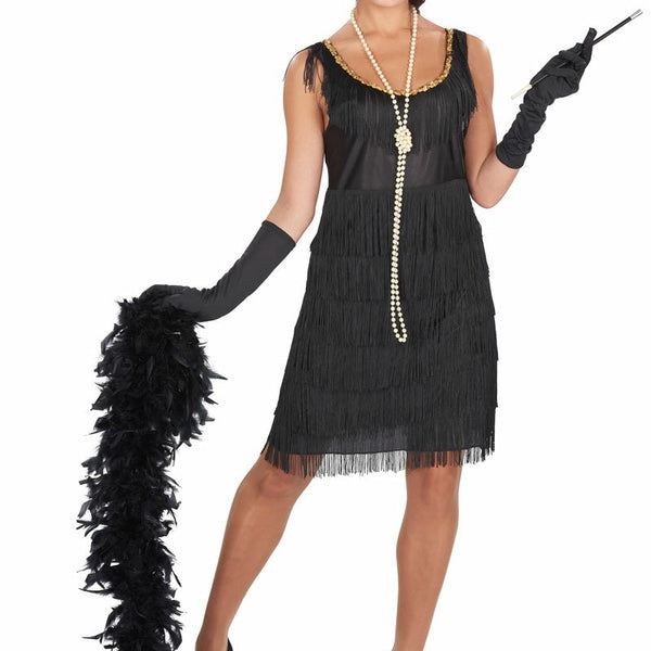 1920s Black Flapper Costume