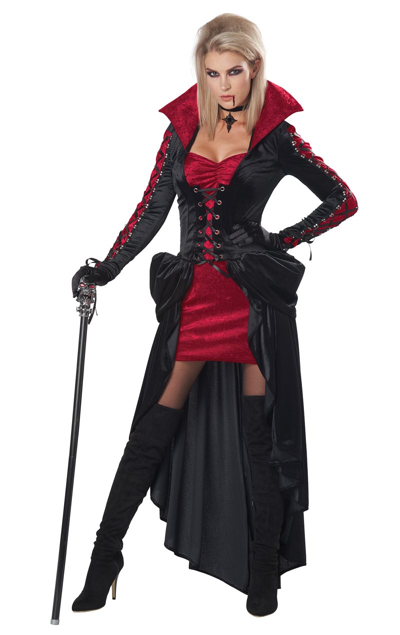 Ladies vampire costumes uk hotsell