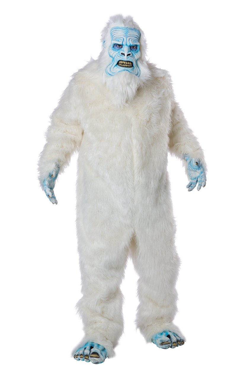 Adult Deluxe Abominable Snowman With Premium Fur - Simply Fancy Dress