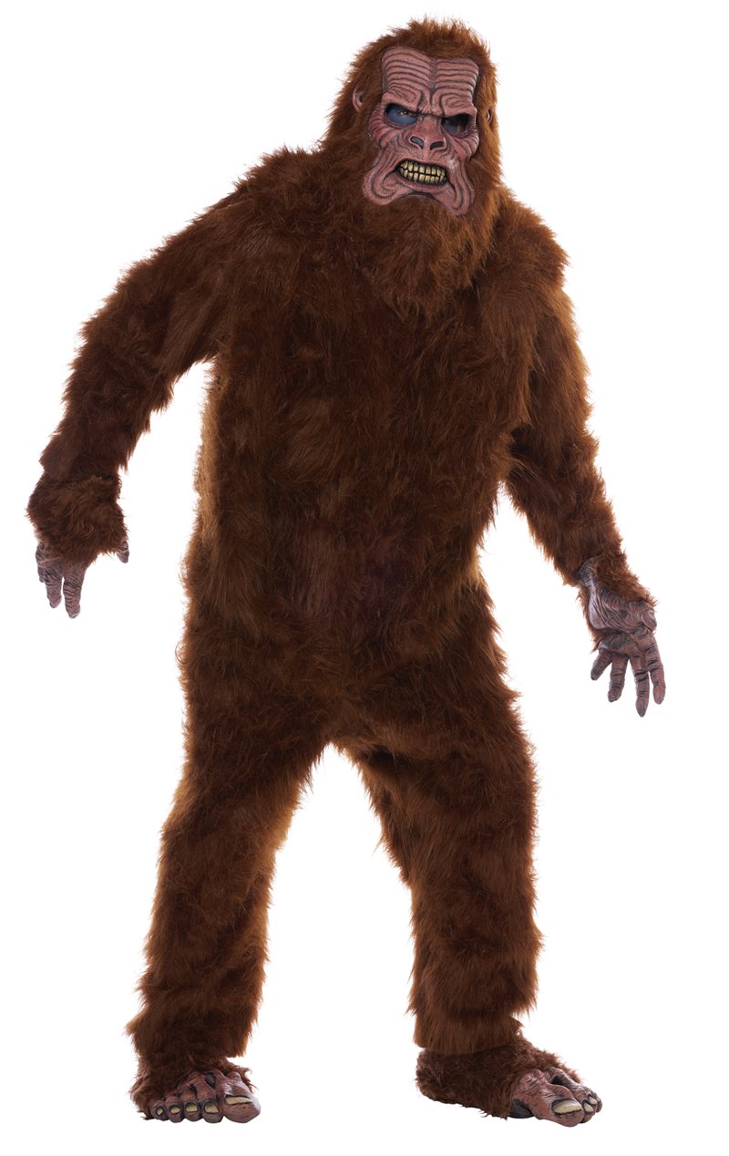 Adult Deluxe Big Foot With Premium Fur Costume - Simply Fancy Dress