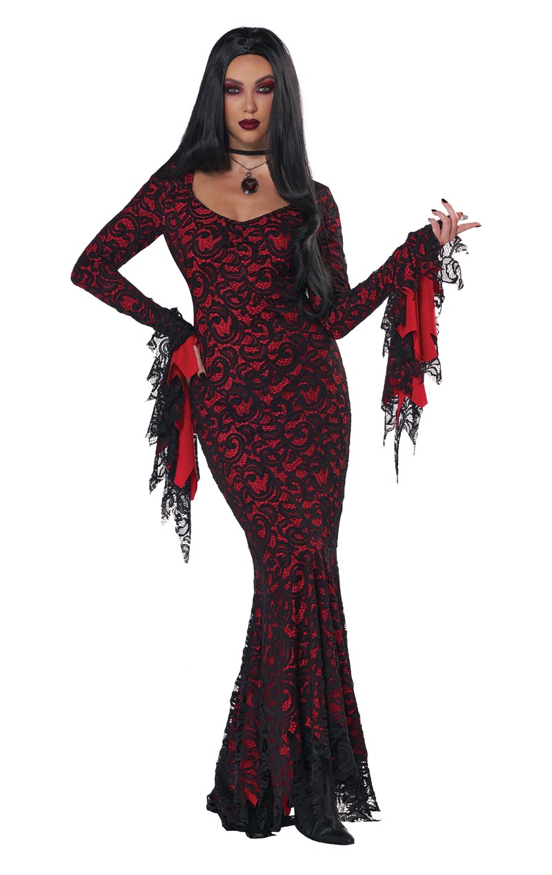 Adult Lace Vampire Dress - Simply Fancy Dress