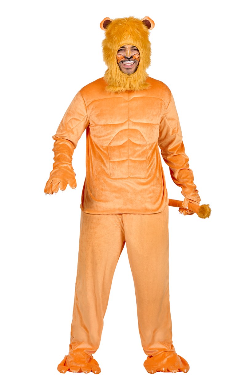 Adult Muscle Lion Costume - Simply Fancy Dress