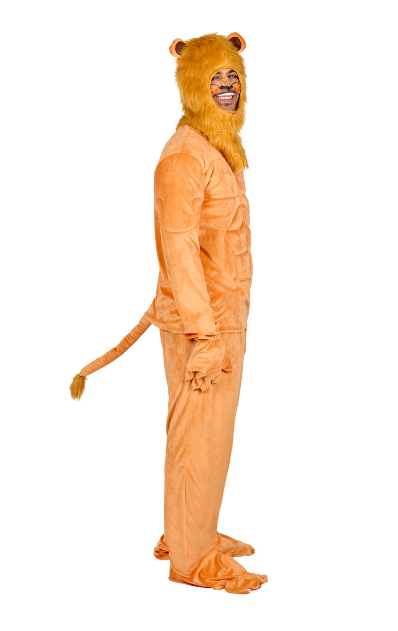 Adult Muscle Lion Costume - Simply Fancy Dress