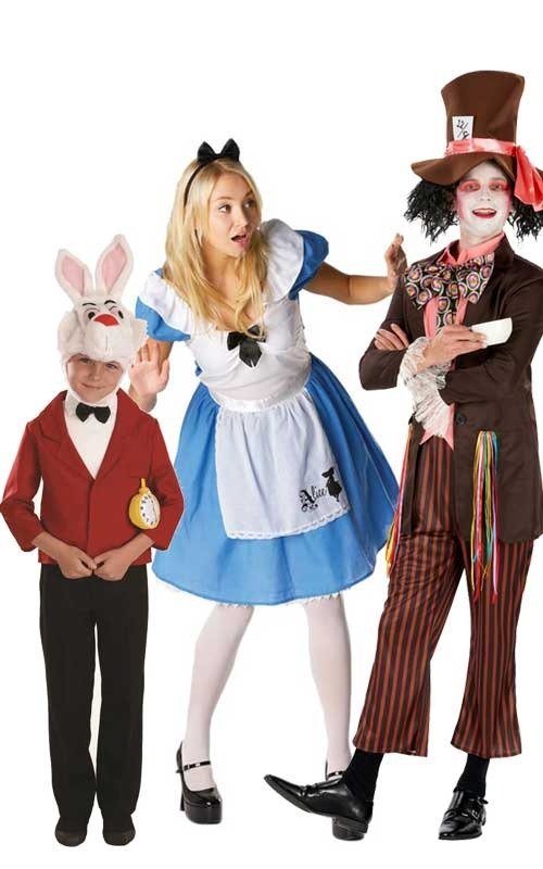 Alice in Wonderland Trio Group Costume - Simply Fancy Dress