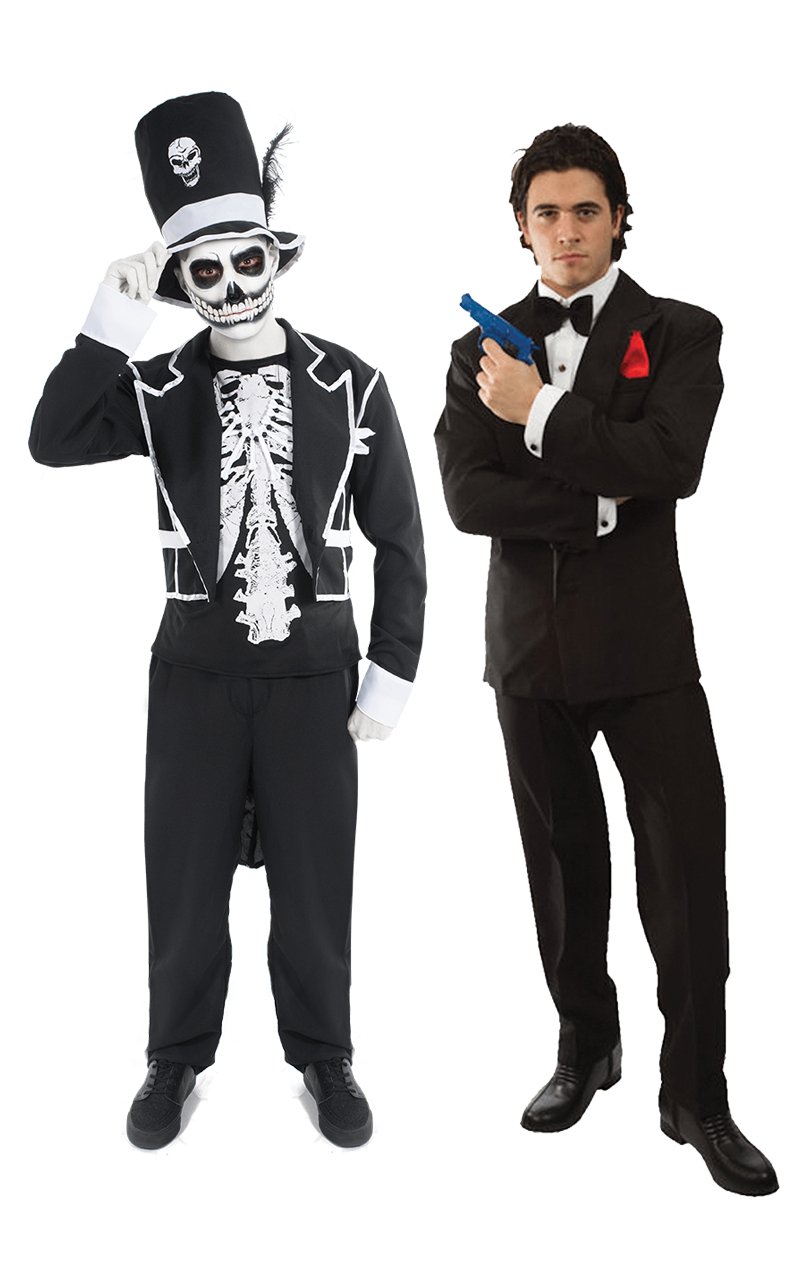 Baron Samedi & James Bond Couples Costume - Simply Fancy Dress