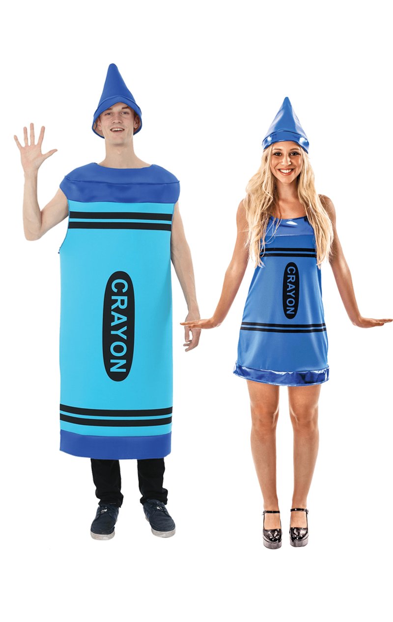 Blue Crayons Couples Costumes - Simply Fancy Dress