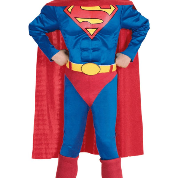 Childrens Muscle Chest Superman Costume