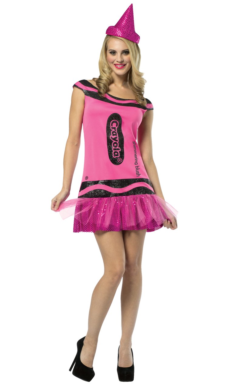 Ladies crayon fancy dress best sale