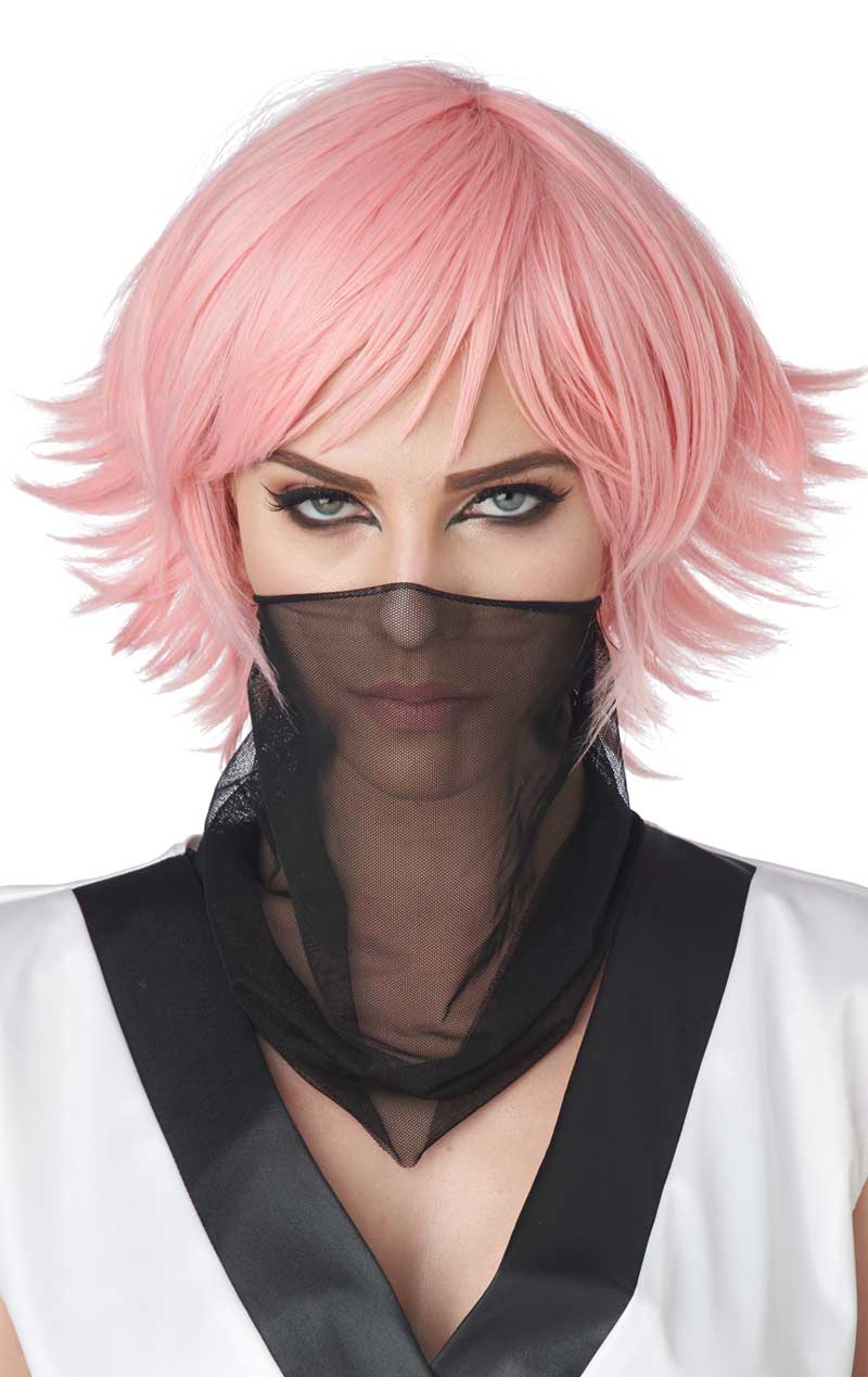 Feathered Cosplay Wig Pink