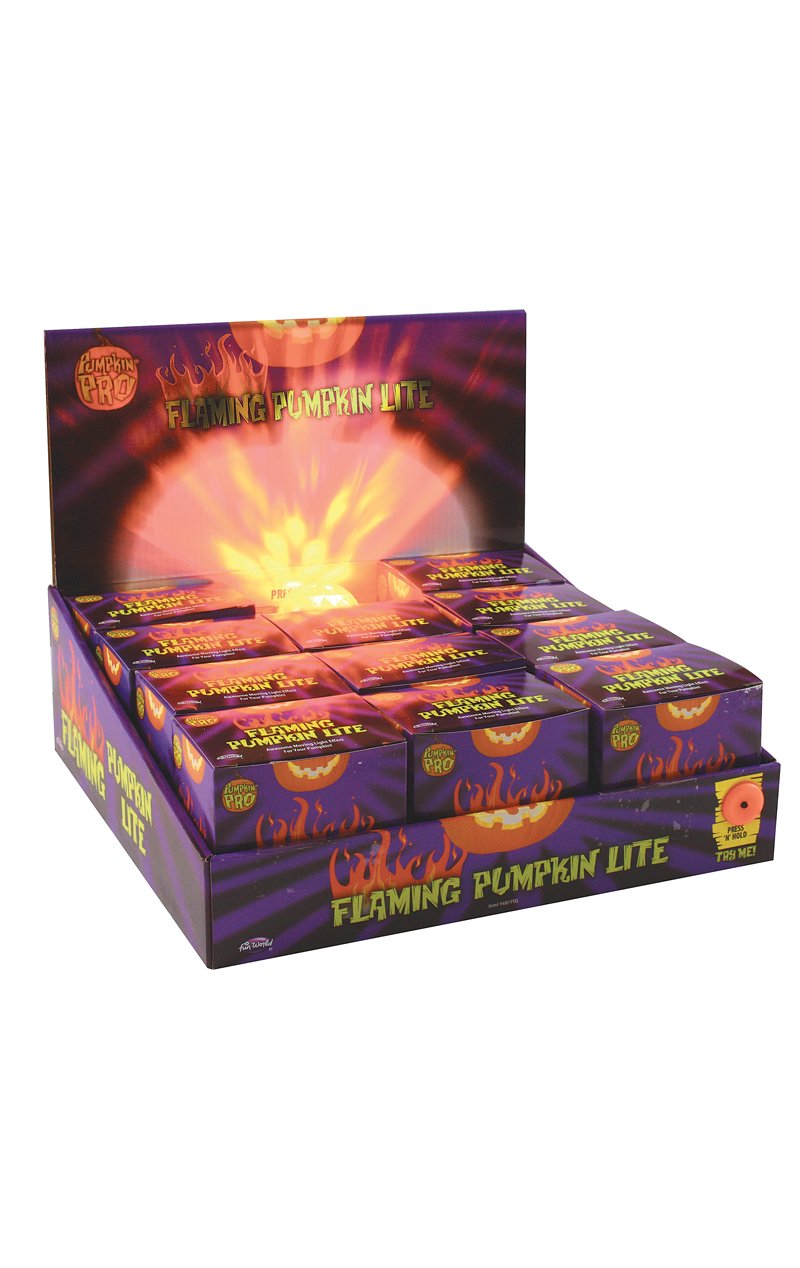 Flaming Pumpkin Light - Simply Fancy Dress