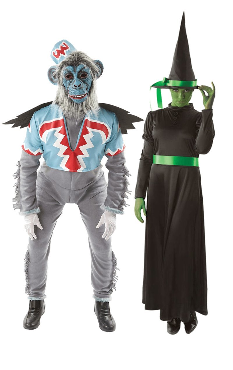 Flying Monkey & Wicked Witch Couples Costume - Simply Fancy Dress