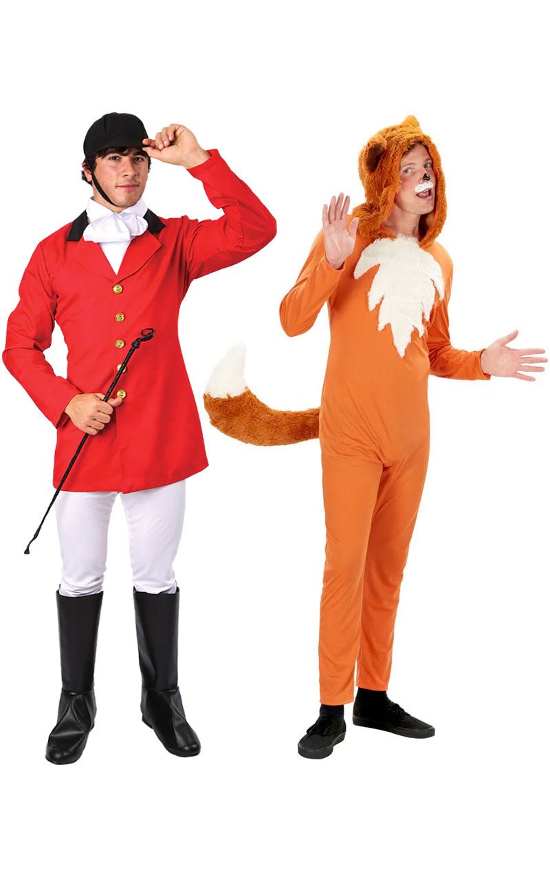 Fox Hunter & Fox Couples Costume - Simply Fancy Dress