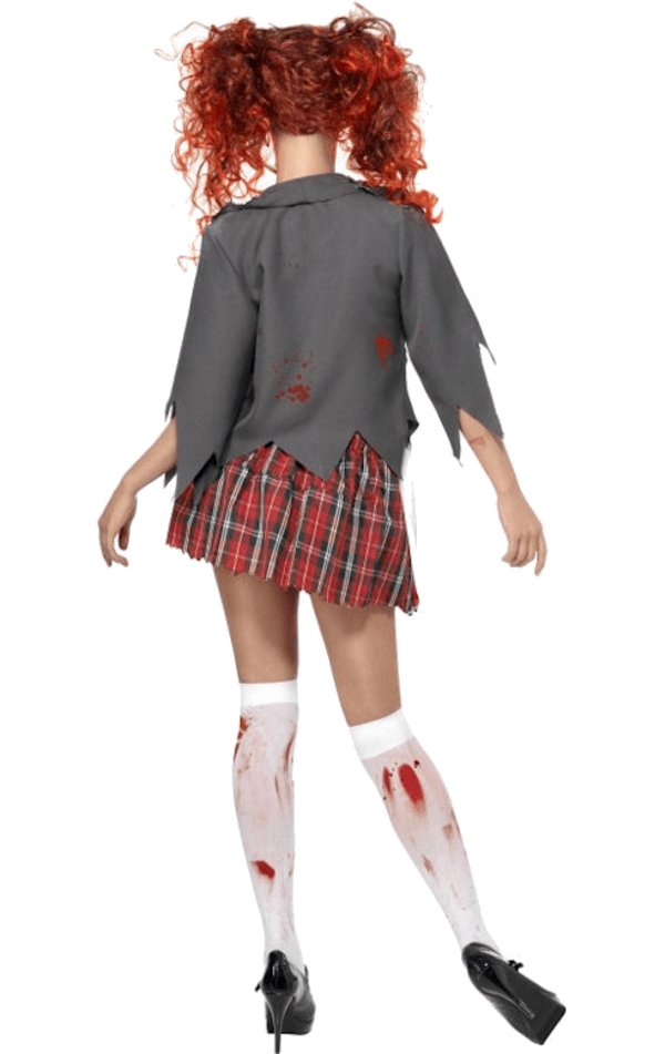 High School Horror Zombie Schoolgirl Costume - Simply Fancy Dress