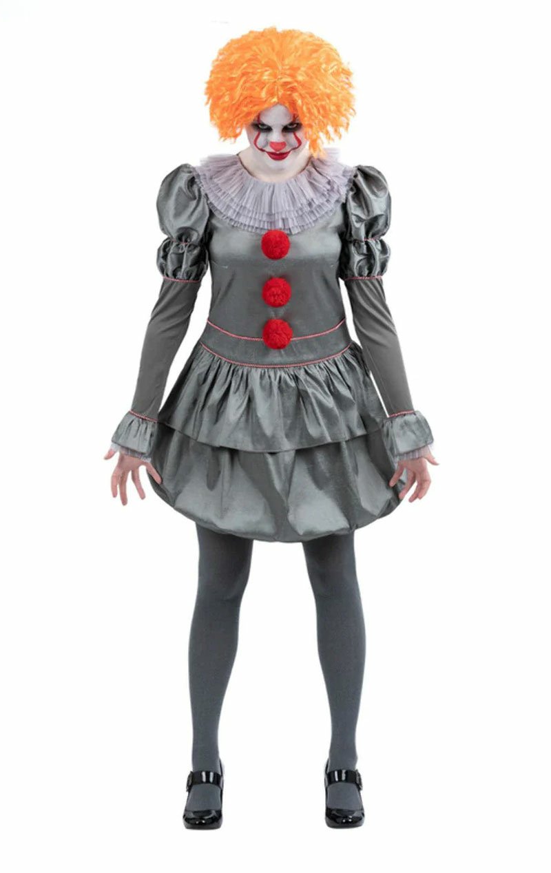 IT Chapter 2, Pennywise Women Costume - Simply Fancy Dress