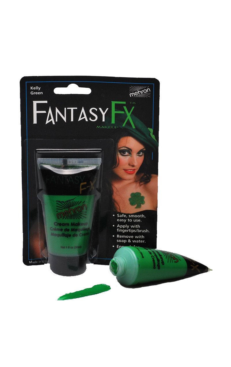 Kelly Green Mehron Face Paint - Simply Fancy Dress