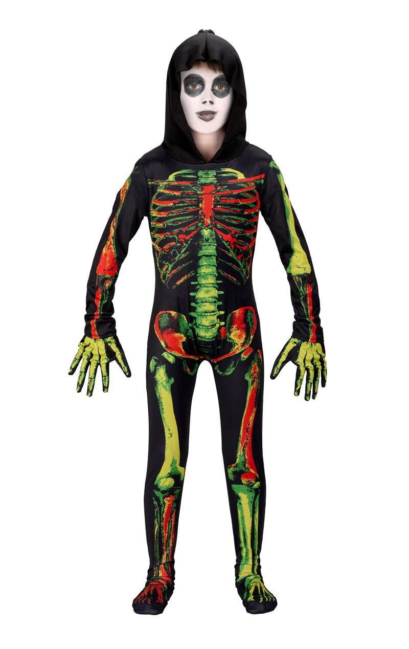 Kids Skeleton Halloween Costume - Simply Fancy Dress