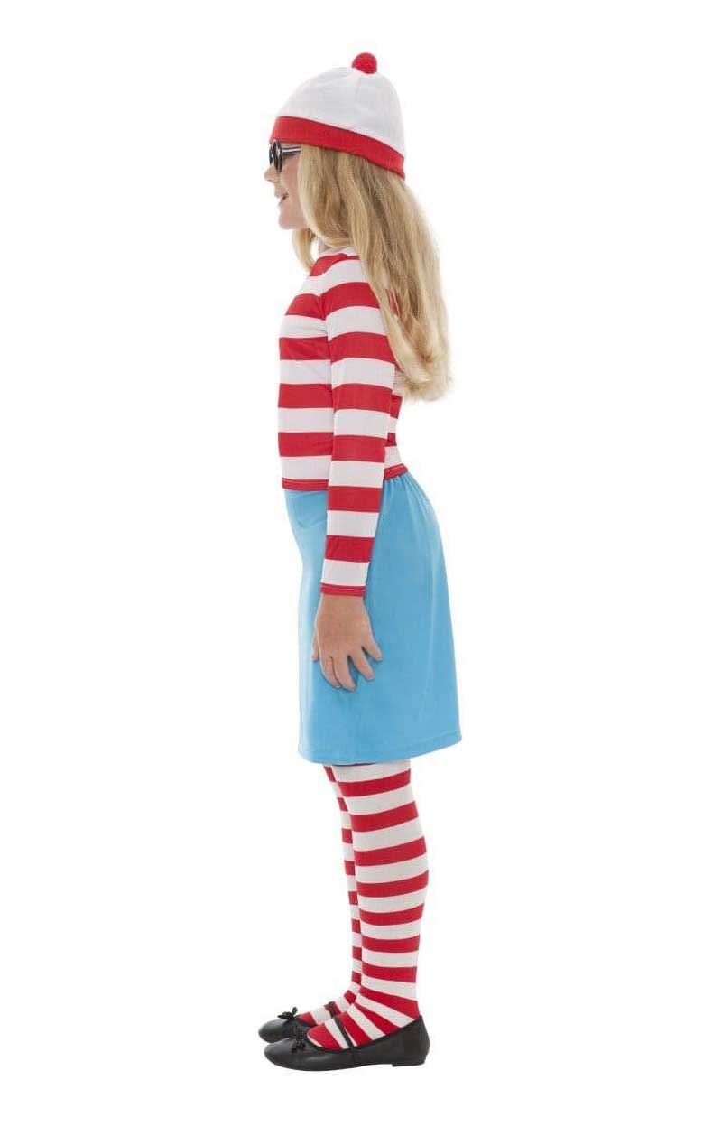 Kids Where's Wally Girl Costume - simplyfancydress.co.uk