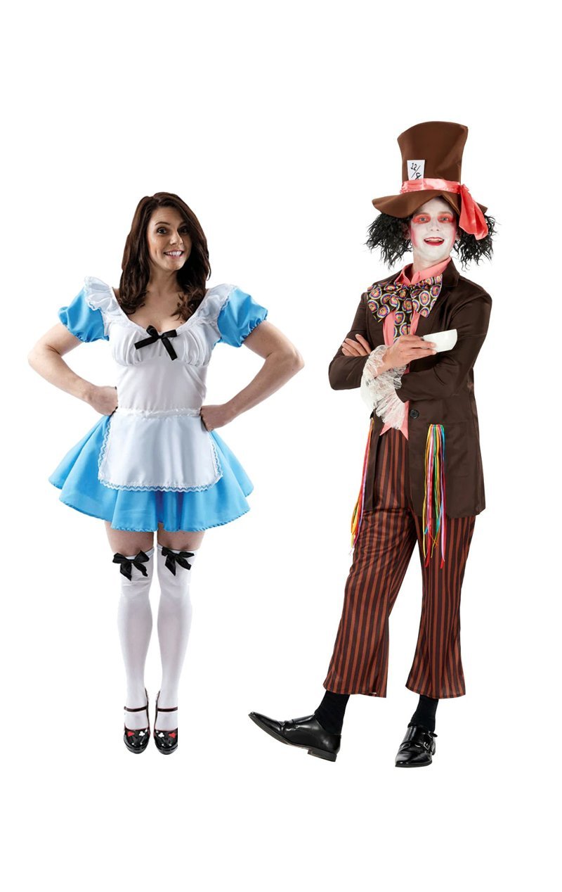 Mad Hatter & Alice Couples Costume - Simply Fancy Dress