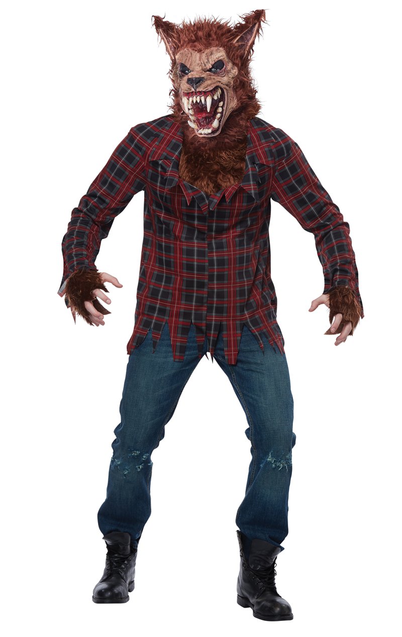 Mens Full Moon Werewolf Costume - Simply Fancy Dress