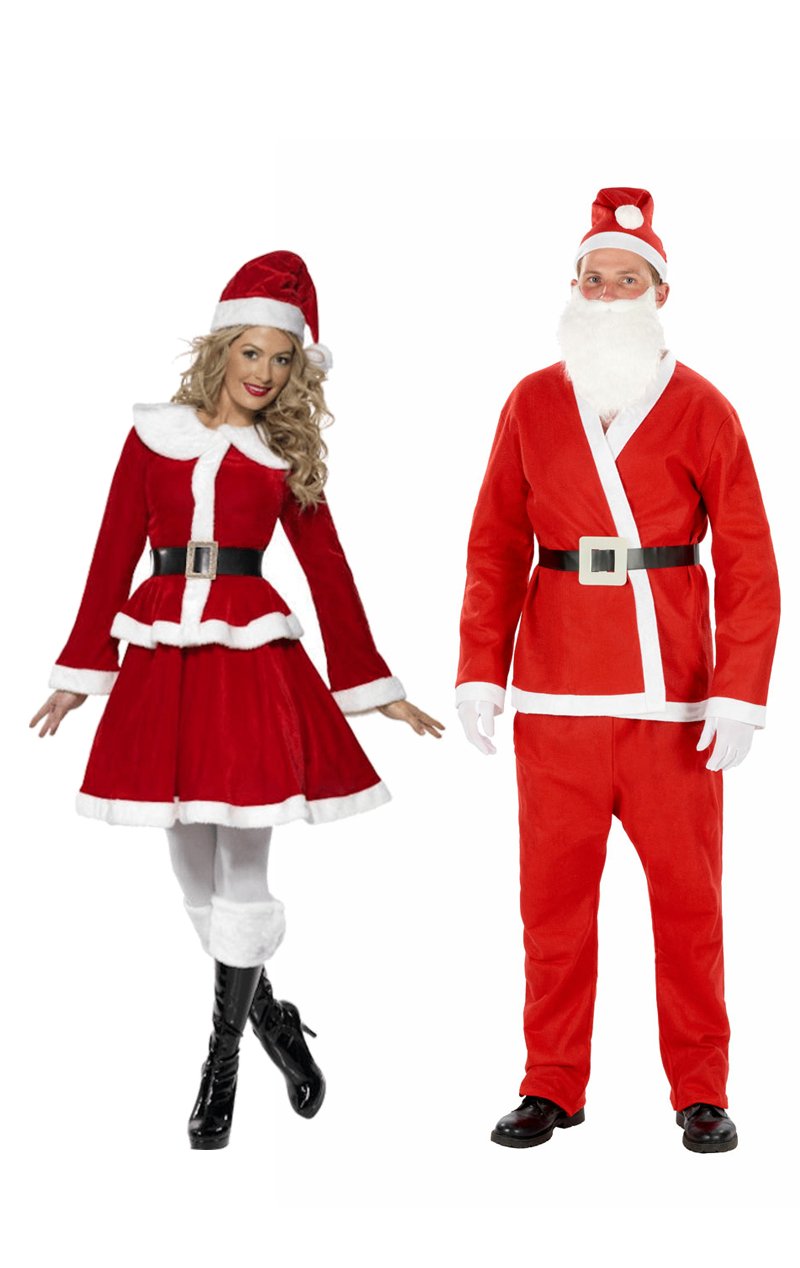 Mr & Mrs Claus Couples Costume - Simply Fancy Dress