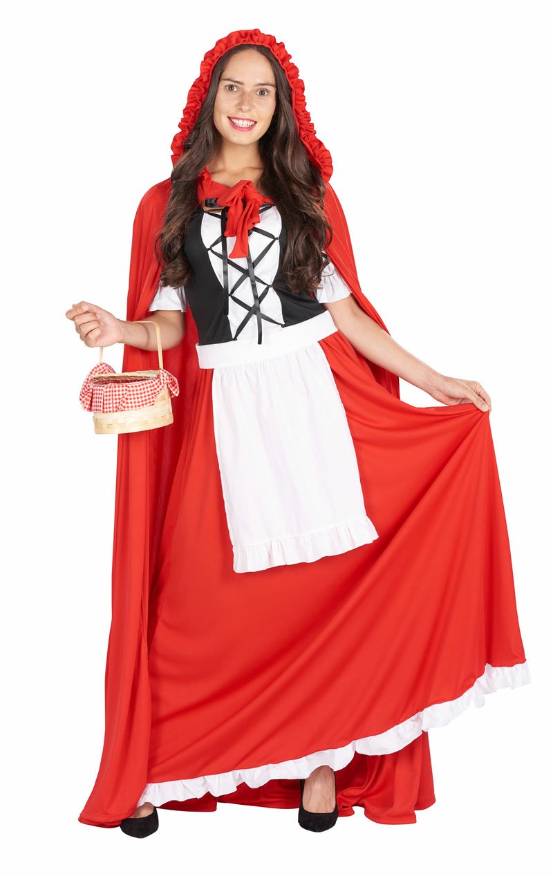 Fashion miss red riding hood costume