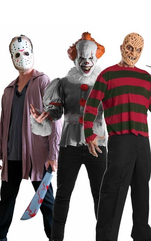 Scary Halloween Movie Characters Group Costume - Simply Fancy Dress