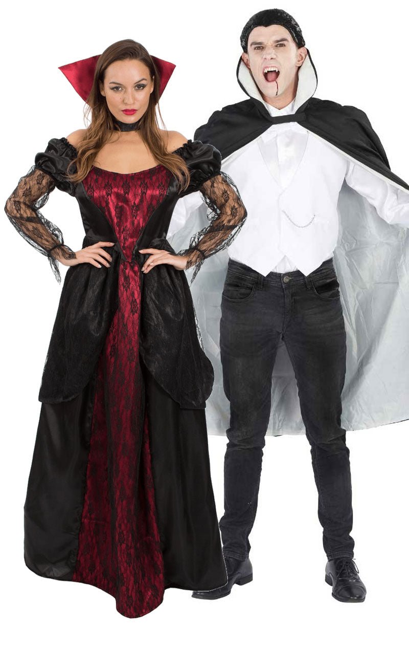 Sexy Vampire & Dracula Couples Costume - Simply Fancy Dress