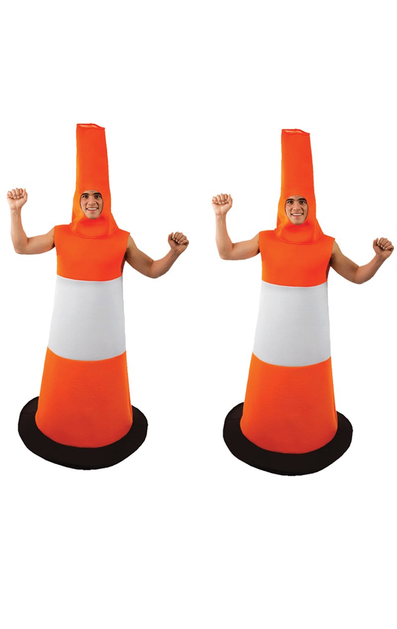 Traffic Cones Couples Costume - Simply Fancy Dress